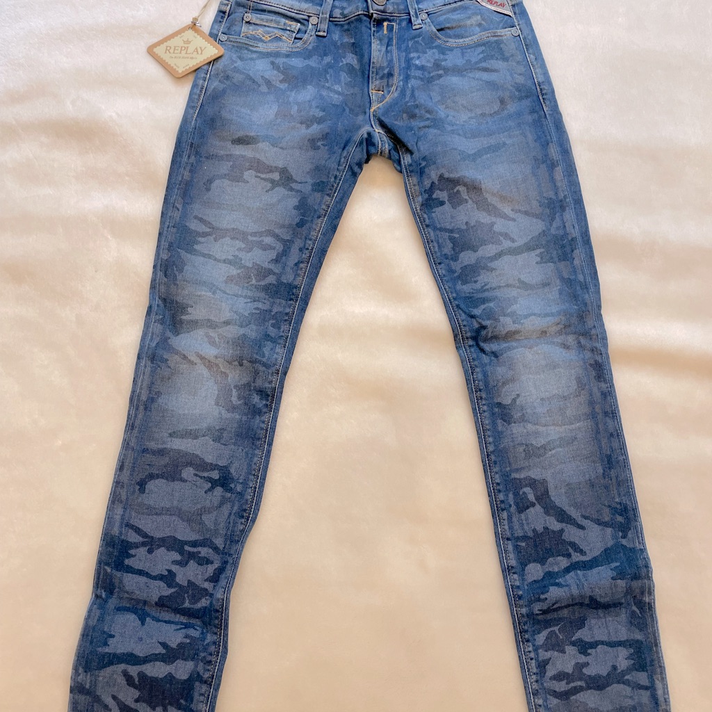 Replay Luz Skinny Dark Blue Stretch Denim 25
